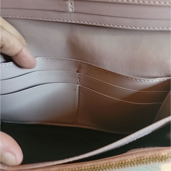 BURBERRY Exploded Check Pattern Leather Continental Wallet in EUC with COA - Picture 10 of 15